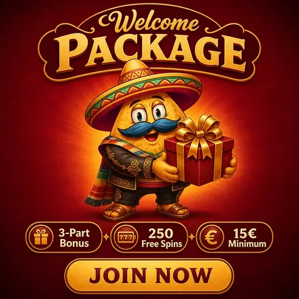 El Mariachi presenta il regalo del bonus di benvenuto alla celebrazione del login al Casinacho Casino