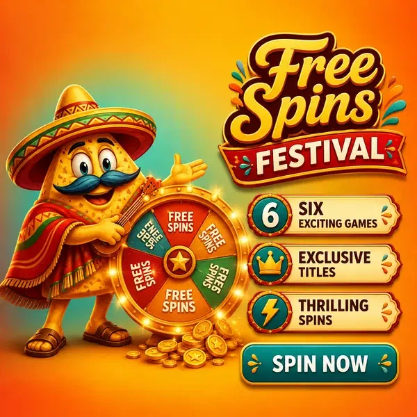 El Mariachi gira la ruota dei premi luminosa mentre i giri gratuiti cascano a Casinacho