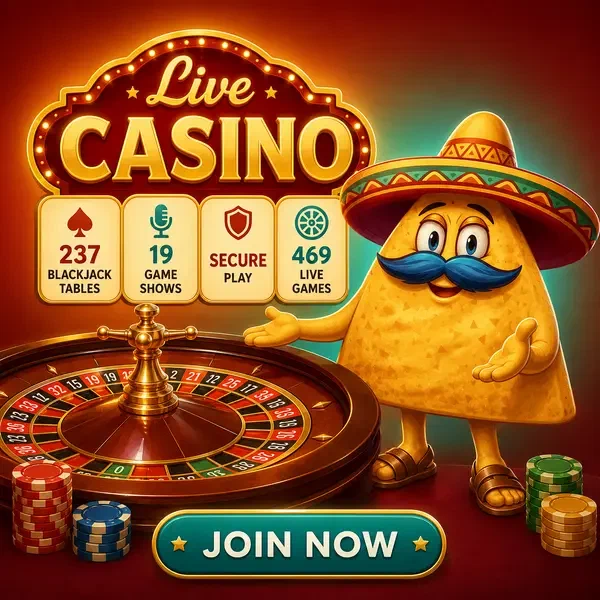 Juegos de Casinacho Casino crupier en vivo presentando ruleta en estudio festivo